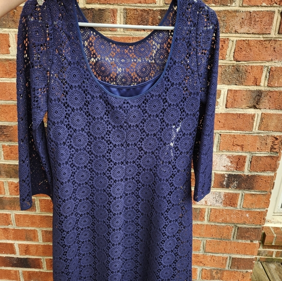 Lilly Pulitzer Navy Dress - Picture 3 of 3